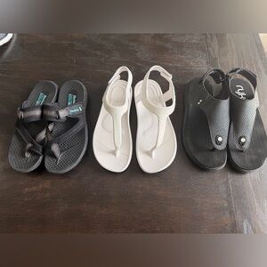 3 pairs of Women's Sandals Size 8